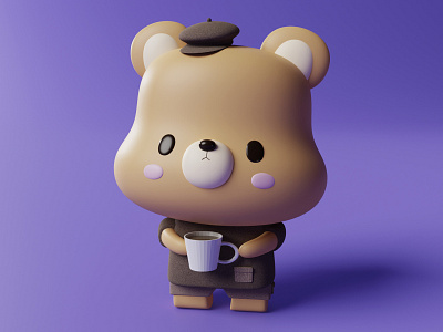 anyzoo - Bob 3d character design illustration