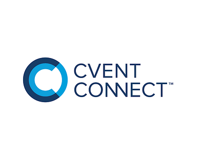 Cvent Connect Logo abstract branding concepts conference lines shapes
