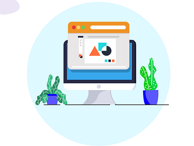 flat art design flat illustration ui ux web