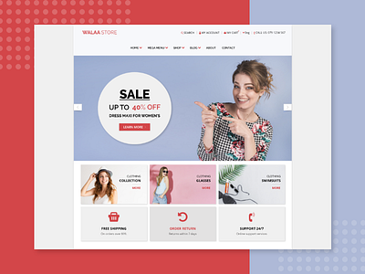 UI/UX website e-commerce app branding design e commerce flat typography ui ux vector web website