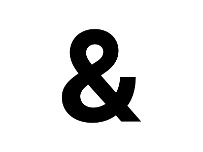 Ampersand Logo branding design logo typography