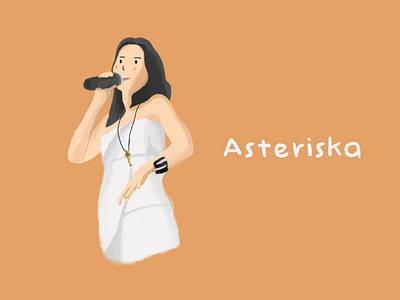 Asteriska Barasuara Illustration