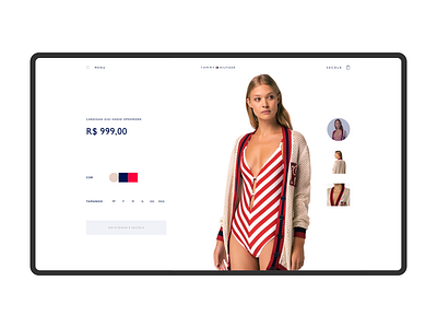 Tommy Hilfiger - Product Page ecommerce fashion interface product store tommy hilfiger ui visual visual design