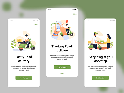 Food Delivery App app delivery app figma mobile app design startup ui uiux design