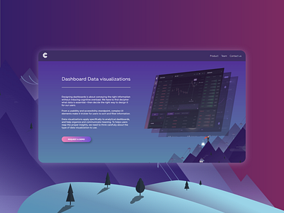 Landing page concept