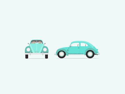 Digital Illustration - Volkswagen Beetle