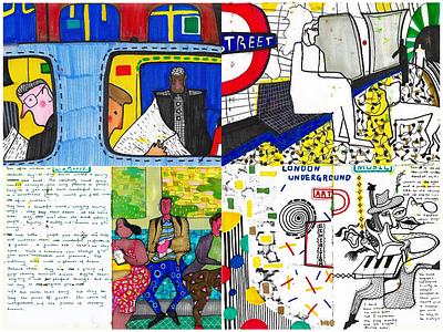 Tube diary art drawing illustration painting sketchbook