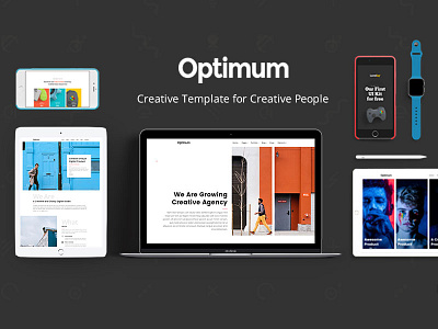 Optimum - Creative Template for Creative People blog clean design elegant grand modern multi purpose photography portfolio shop studio stylish