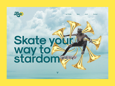 Skate Excellence Fest design landing page design landing page ui uidesign web design webflow