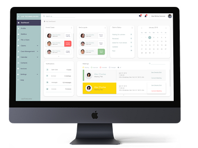 LIG Legal Platform app design legal legaltech platform ui ux