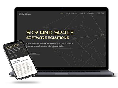 sas website creation design iot software development space ui ux web
