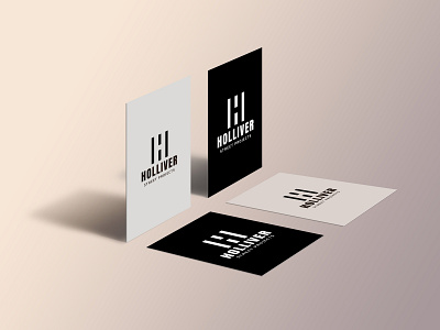 Perspective Business Cards Mockups branding design flat logo minimal type typography