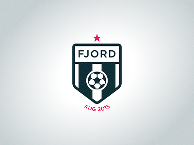 Fjord Rumble™ Logo debut logo soccer vector
