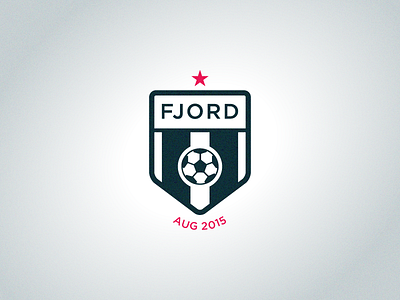 Fjord Rumble™ Logo debut logo soccer vector