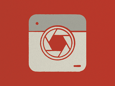 Camera aperture camera icon logo