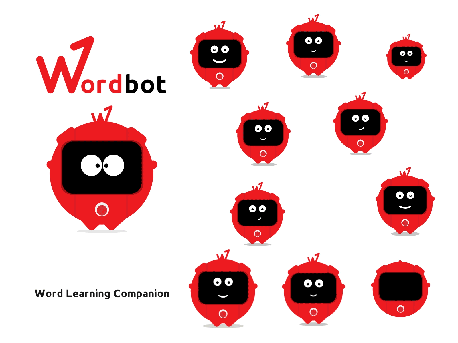 Mascot Design (Wordbot - Word learning app)