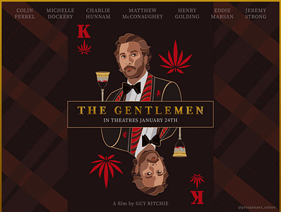 The Gentlemen Poster_1 digital art illustration movie poster poster art poster design thegentlemen thegentlemen vector