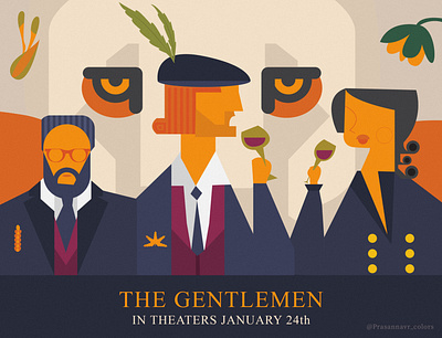 The Gentlemen Poster_2 design digital art illustration poster art poster design thegentlemen