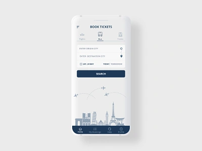 Bus Flight and Train Booking app - Mobile UI adobexd dribble figma flight booking ui freelance designer illustration instagram post minimal minimalistic mobile design mobile ui mockup neuomorphism simple design sketch travel app trending design uiuxdesign visual design web development