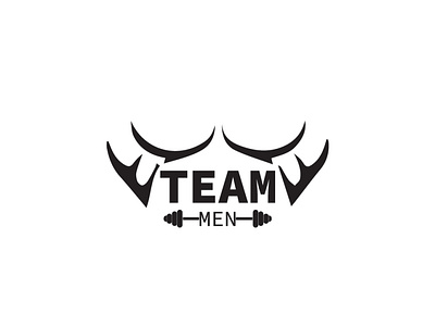 team men logo fitness canter illustration illustrator