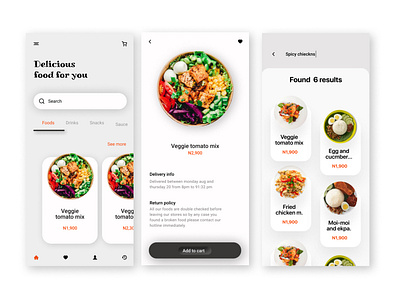 food app figma illustration logo typography