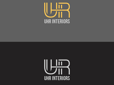 UHR illustrator logo typography