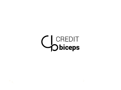 credit biceps logo design illustration illustrator logo