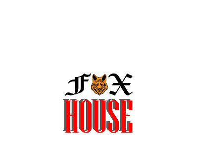 fox house illustrator logo