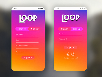 lOOP adobe photoshop figma ui ux