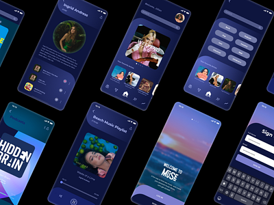 UI Design: Music and podcast streaming app