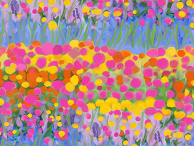 Wildflower Meadow floral patterns spd surface patterns textiles wildflowers