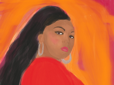 Lizzo portrait art female artists girlpower grammys lizzo portrait art