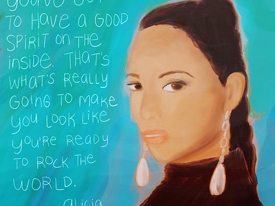 Alicia Keys alicia keys hand lettering hand lettering art inspiring quote portrait art portrait painting