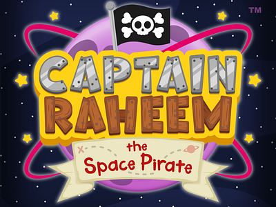 Captain Raheem logo & colouring sheets from my original IP