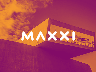 MAXXI Museum art brand colors gradient hadid maxxi modern museum rebrand sans zaha