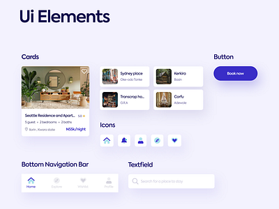 Travel App Components