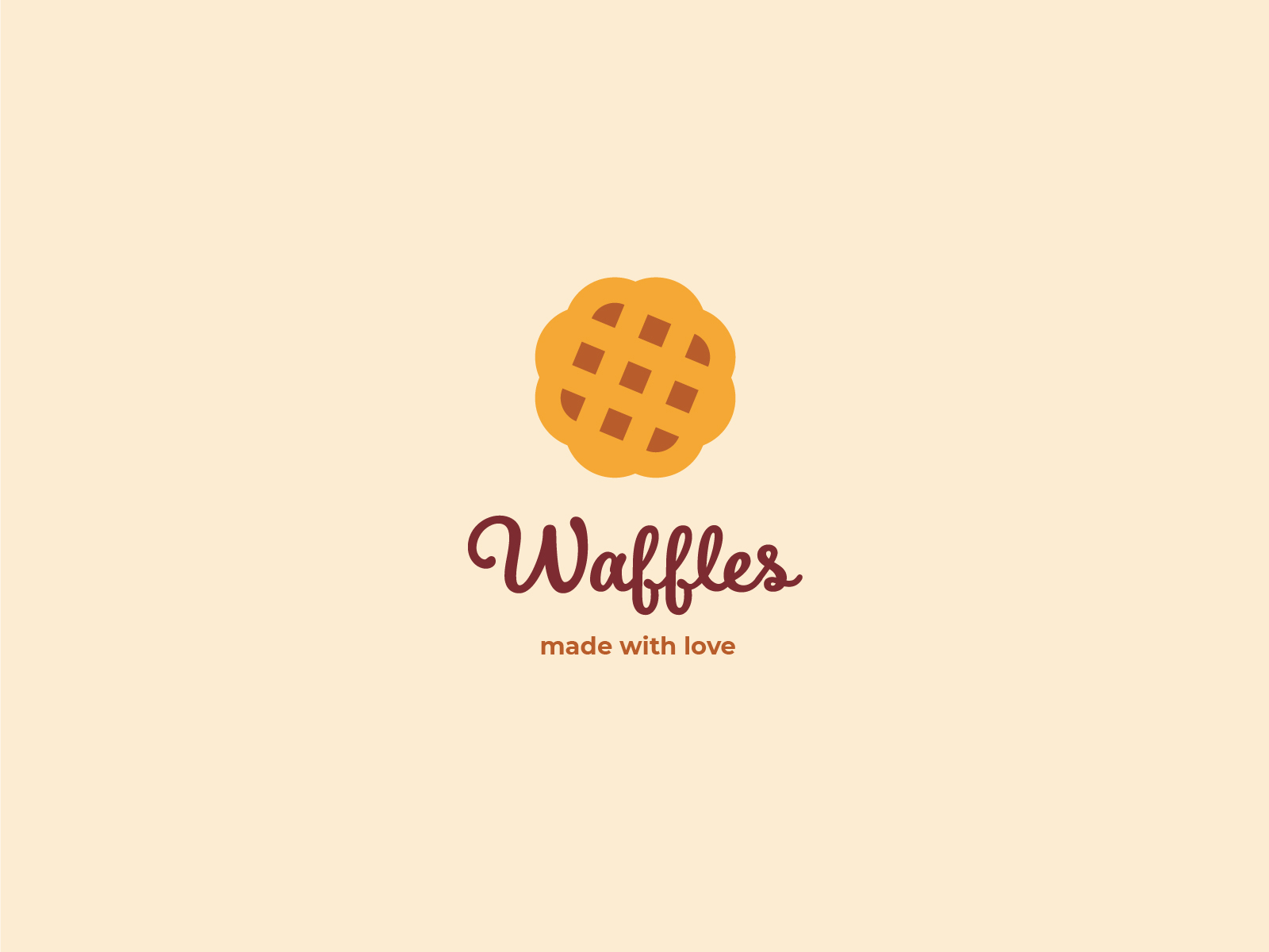 Waffles logo by Joseph González on Dribbble