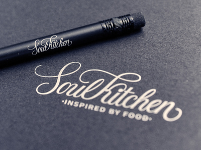 Soul Kitchen logo branding design identity kitchen lettering logo restaurant soulkitchen vegan