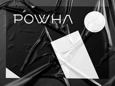 POWHA branding bulgaria design fashion fashionbrand identity logo minimal typography urban vector