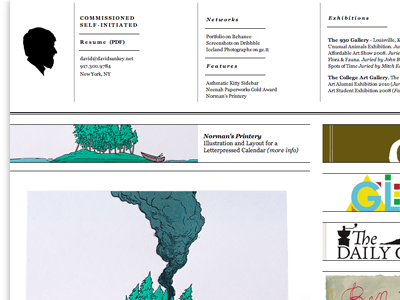 Personal Portfolio Site Redesign (Detail)