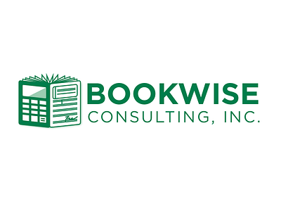 Bookwise Consulting Identity (unused) accounting book bookkeeping branding consulting identity logo tax