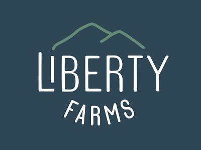 Liberty Farms Logo (approved) branding farm farmer farmers farming huson valley identity landscape logo logos new york state upstate