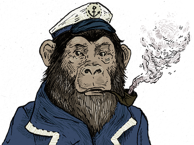 Detail: Chimpanzee Admiral