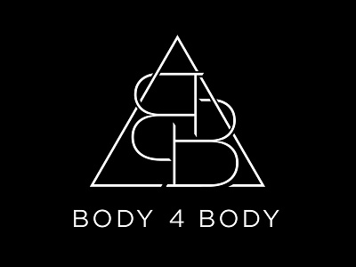 Body 4 Body Fitness Concept 1 branding icon identity lettering ligature logo typography