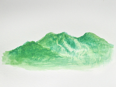 White Mountains Watercolor art design forest illustration mountains new hampshire paint painting watercolor white mountains