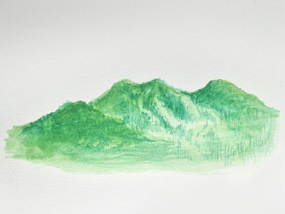 White Mountains Watercolor