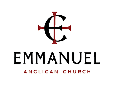 Emmanuel Anglican Church — Unused Option anglican branding church cross custom icon illustration lettering logo type typography