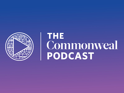 Commonweal Podcast Logo — Final branding id identity illustration literary logo magazines media podcast podcasting