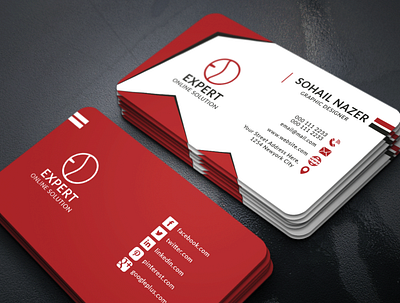 Corporate Business Card business card corporate business card template graphic design