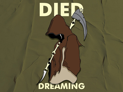 Died Dreaming apparel art brand branding clothing daydreaming design devil dreaming fashion illustration logo tshirt design vintage